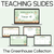 1 for Editable Teaching Slides - - The Greenhouse Collection - Natural Classroom Decor