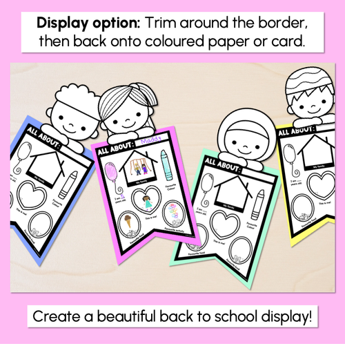 Resource preview 5 for ALL ABOUT ME BUNTING - Back to School Activity & Display