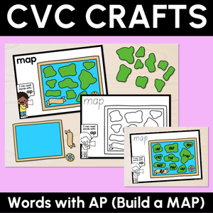 CVC Word Crafts - AP Words - Build a MAP