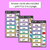 5 for CVC Word Chains for Beginning and End Sounds