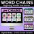 1 for CVCC CCVC Word Chains for Beginning, Middle & End Sounds - Decodable PowerPoint