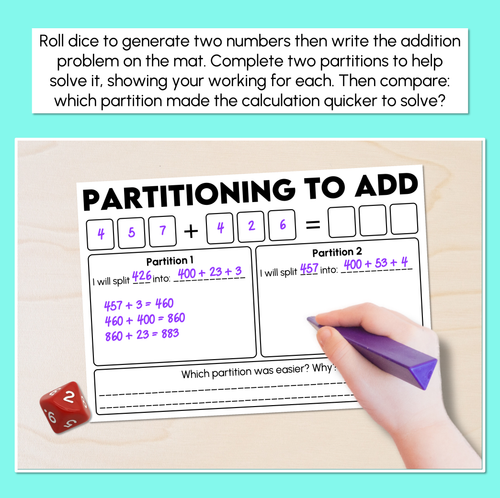 Resource preview 2 for Addition Partitioning - Partition to Add Mats