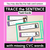 5 for CVC WORD SENTENCES WORKSHEETS - Trace the Sentence with missing CVC words