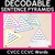 1 for Decodable Sentences Pyramids - CVCC CCVC CCVCC Words - Phonics Fluency