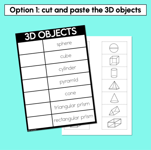 Resource preview 2 for Properties of 3D Objects - Level 2