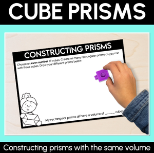Constructing Prisms with Cubes - Open-ended Volume Activity