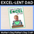 1 for EXCEL-lent Dad (or Mum) - Pun Craft for Mother's Day or Father's Day