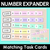 1 for Number Expander Matching Task Cards - Place Value with 4-Digit Numbers
