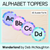 1 for ALPHABET TOPPERS - The Wonderland Collection
