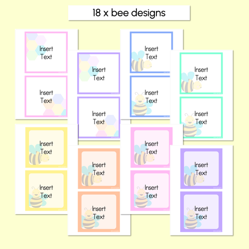 Resource preview 5 for BOOK BOX HOLDER EDITABLE LABELS- The Kasey Rainbow Collection