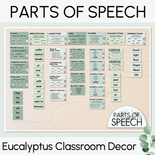 Resource preview 16 for Eucalyptus Classroom Decor Bundle