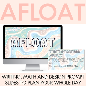 Afloat Writing, Maths & Design Prompt Editable Slides - Book Week 2025