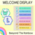 1 for Welcome Acrostic Door Display- The Kasey Rainbow Collection