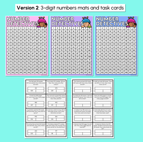 Resource preview 5 for Number Detectives - Inverse Operations - 2-Digit & 3-Digit Numbers