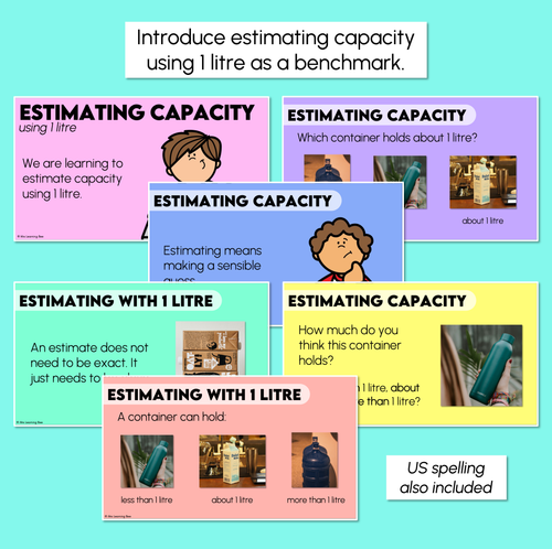Resource preview 2 for Estimating Capacity Using 1 Litre - Digital Slides