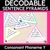 1 for CONSONANT PHONEME Y WORDS - Decodable Sentence Pyramids - Phonics Fluency