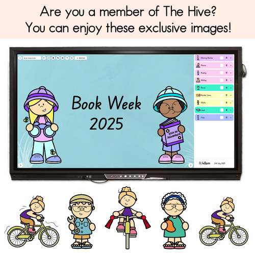 Resource preview 6 for The Wobbly Bike Writing, Maths & Design Prompt Editable Slides - Book Week 2025