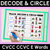 5 for Trace, Decode & Circle - CVC CVCC CCVC Decodable Word Mats Bundle
