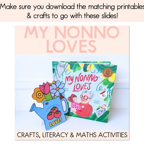 Resource preview 6 for My Nonno Loves Editable Slides - Differentiated Writing, Maths and Design Prompts - Book Week 2026