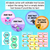 2 for Editable Labels - Circles, Hexagons & Squares - Watercolour Rainbow Classroom Decor - The Kutopia Collection