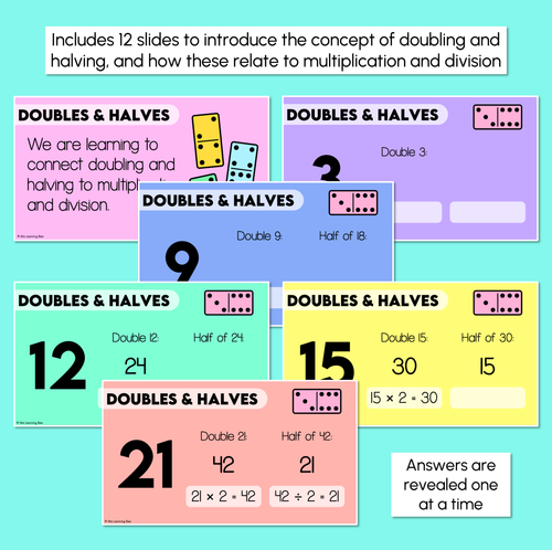 Resource preview 2 for Doubles & Halves - Digital Slides
