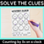 1 for Solve the Clues - Counting by 5s on a Clock Worksheets