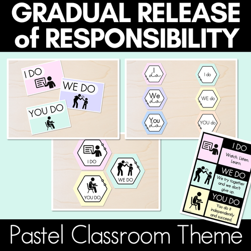 Resource preview 5 for Pastel Classroom Decor Bundle