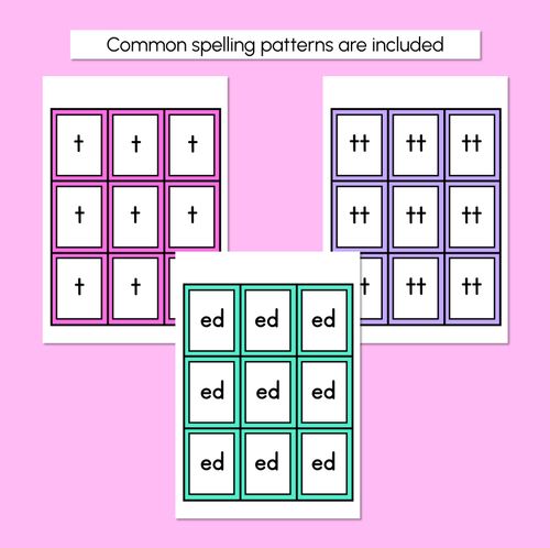 Resource preview 4 for T SOUND BINGO - Ways to spell the /t/ phoneme