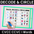 8 for Trace, Decode & Circle - CVC CVCC CCVC Decodable Word Mats Bundle