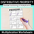 1 for Distributive Property (Flexible Partitioning in Multiplication) - Multiplication Worksheets