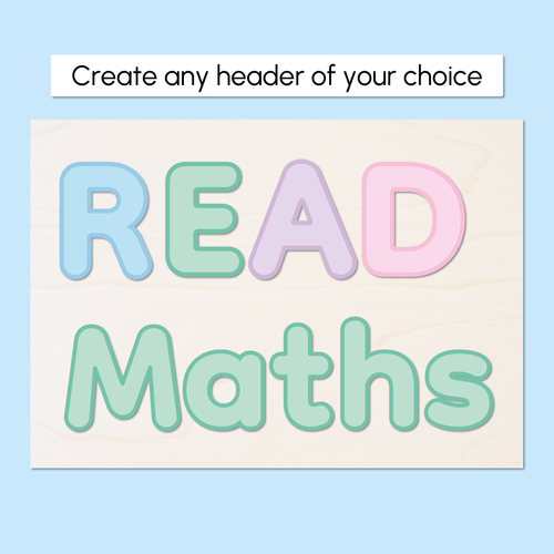 Resource preview 3 for Alphabet & Numbers Bulletin Board Lettering - The Sea of Wonder Collection - Calming Classroom Decor 