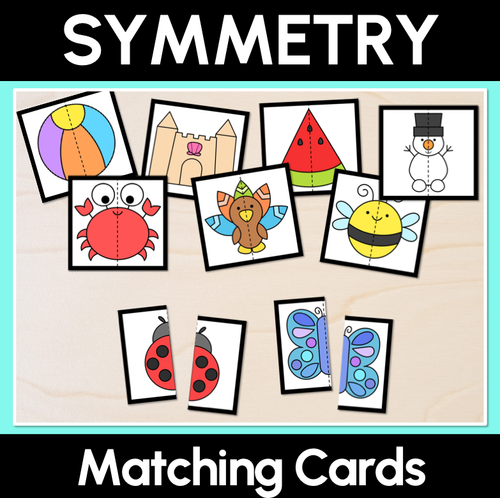 Resource preview 1 for Symmetry Matching Cards