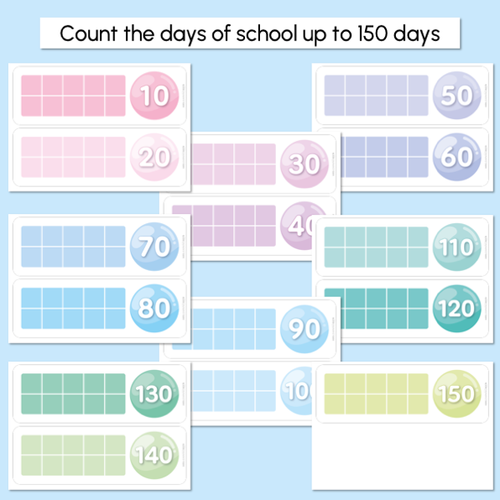Resource preview 2 for Days of School Display - The Sea of Wonder Collection - Calming Classroom Decor