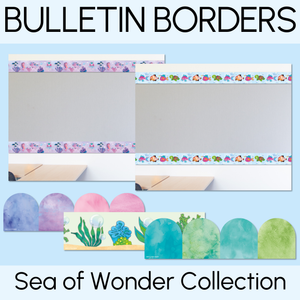 Bulletin Borders - The Sea of Wonder Collection - Calming Classroom Decor