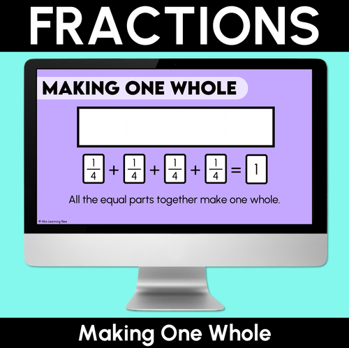 Resource preview 7 for Fractions on a Number Line - Grade 3 & 4 Unit of Work