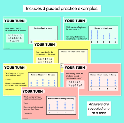 Resource preview 4 for Organising Data Into Dot Plots - Digital Slides