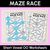 1 for Short Vowel OO Words Maze Race - Short Vowel OO Words Worksheets
