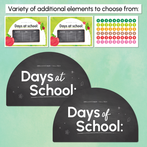 Resource preview 3 for Days of School Display - The Tutti Frutti Collection - Colourful Classroom Decor
