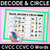 11 for Trace, Decode & Circle - CVC CVCC CCVC Decodable Word Mats Bundle