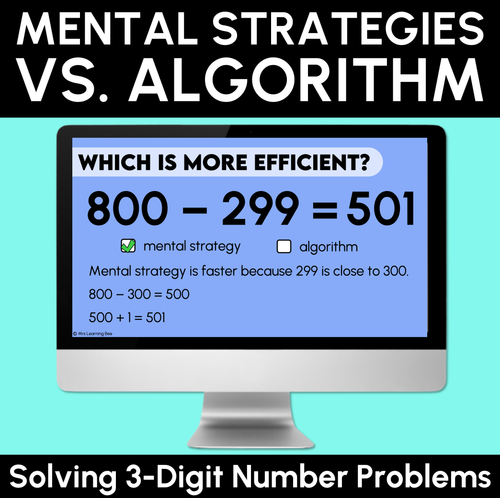 Resource preview 19 for 3-Digit Addition & Subtraction: Vertical Algorithms with & without regrouping - Grade 3 & 4 Unit of Work