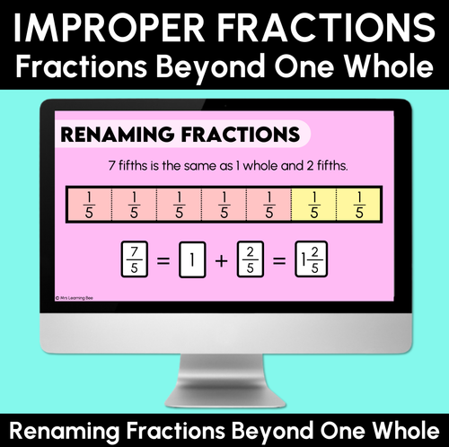 Resource preview 16 for Fractional Quantities Equal To & Greater Than One - Grade 3 & 4 Unit of Work