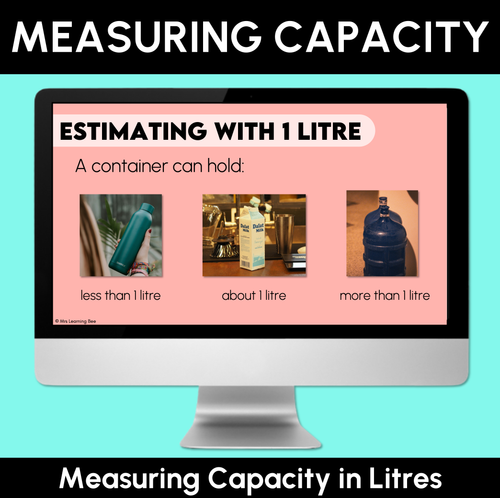 Resource preview 1 for Measuring Capacity in Litres - Digital Slides