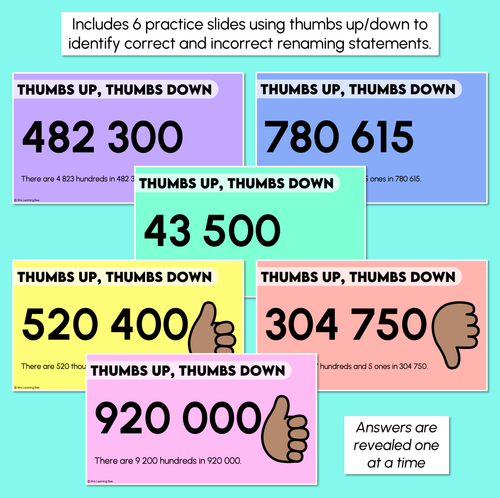 Resource preview 3 for Renaming 6-Digit Numbers - Digital Slides