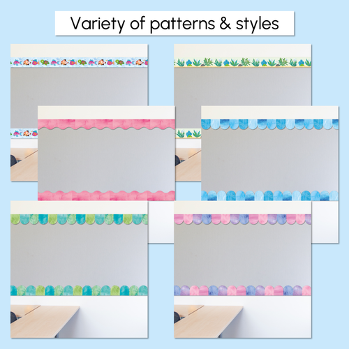 Resource preview 4 for Bulletin Borders - The Sea of Wonder Collection - Calming Classroom Decor