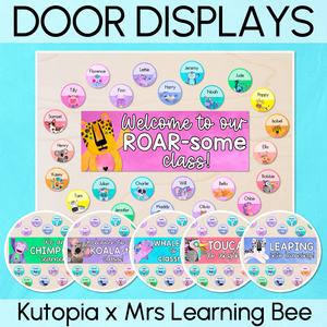 Classroom Door or Window Display - Editable - The Kutopia Collection