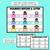 2 for Number Before & After - 4-Digit Numbers (Internal Zero Digits) - Task Mats