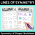 1 for Is It a Line of Symmetry? – Symmetry of Shapes Worksheet