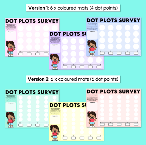 Resource preview 3 for Dot Plots Data Survey Mats