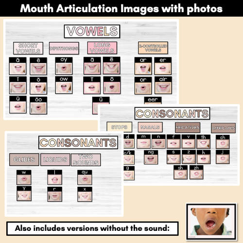 Resource preview 2 for Mouth Articulation Flash Cards NEUTRAL