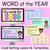 3 for Word of the Year - Templates & PowerPoint Lesson Bundle